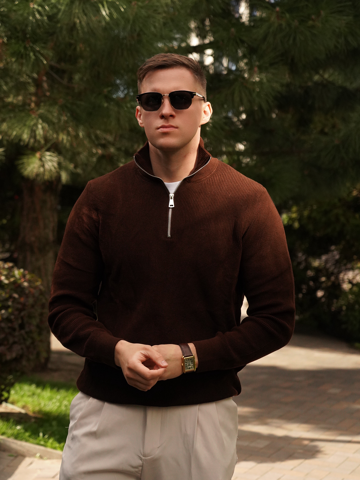 Джемпер напівзамок
